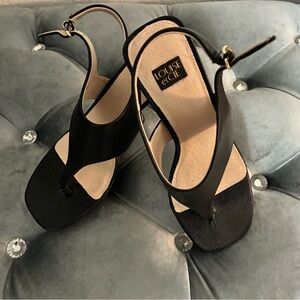 Louise et Cie Lalo Slingback Elegant Black Sandals